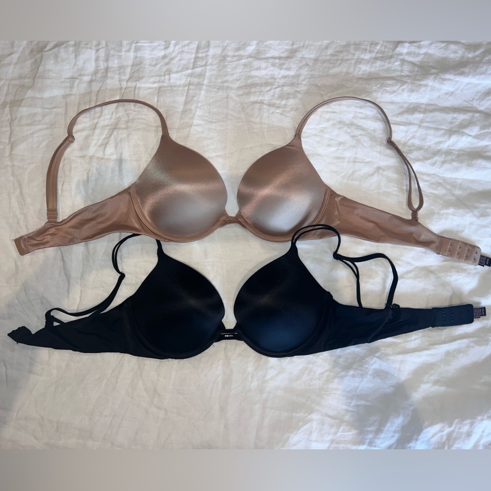 Victoria's Secret Black and Tan Bombshell Bras